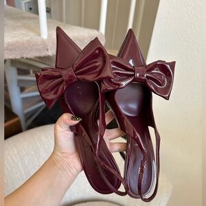 Zara Bow Heels Size 37 6.5